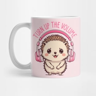 Turn Up The Volume, Music Love hedgehog Mug